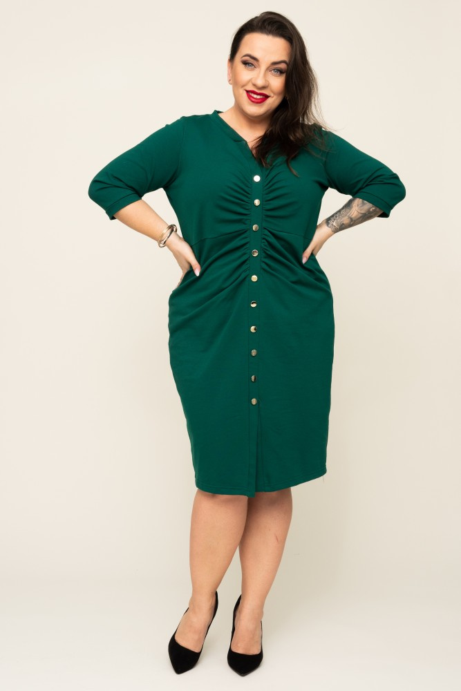 Green Dress with MARSIN crease