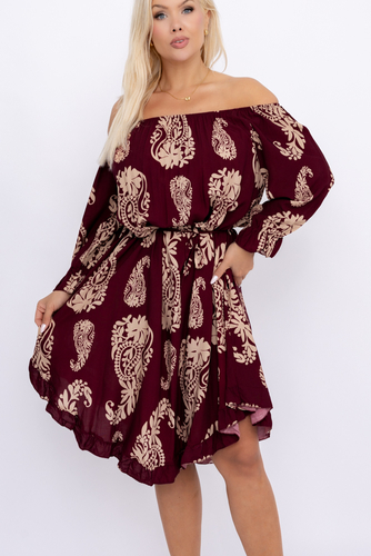  Sukienka w kwiaty VOMI Wzór 12