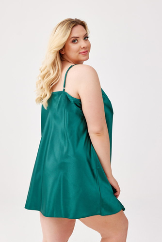 Green Satin Nightgown SATENO