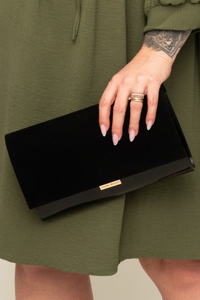 Black TINDY Envelope Handbag