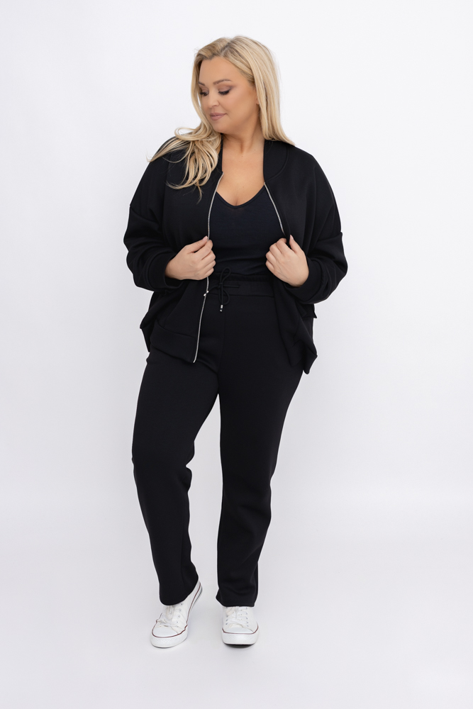 Black Tracksuit Set