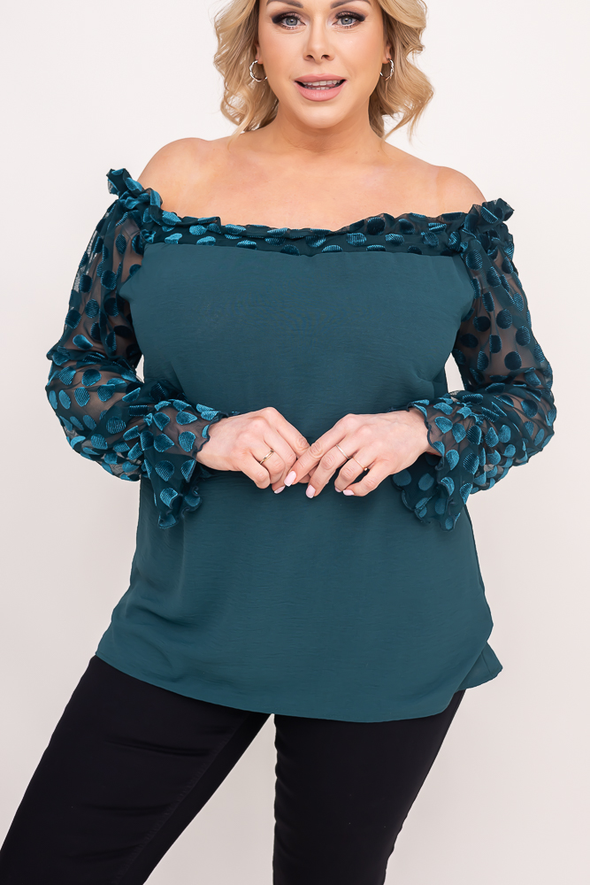 Grüne Bluse
