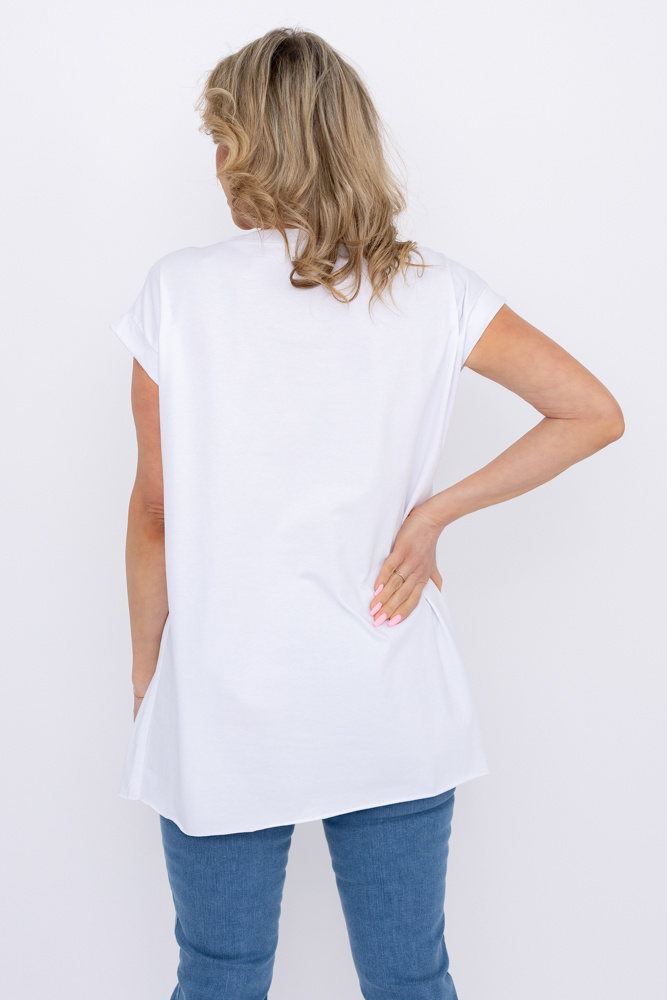 Khaki Blouse with slit BOSTI