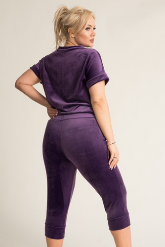 Purple MILKIN Velour Set