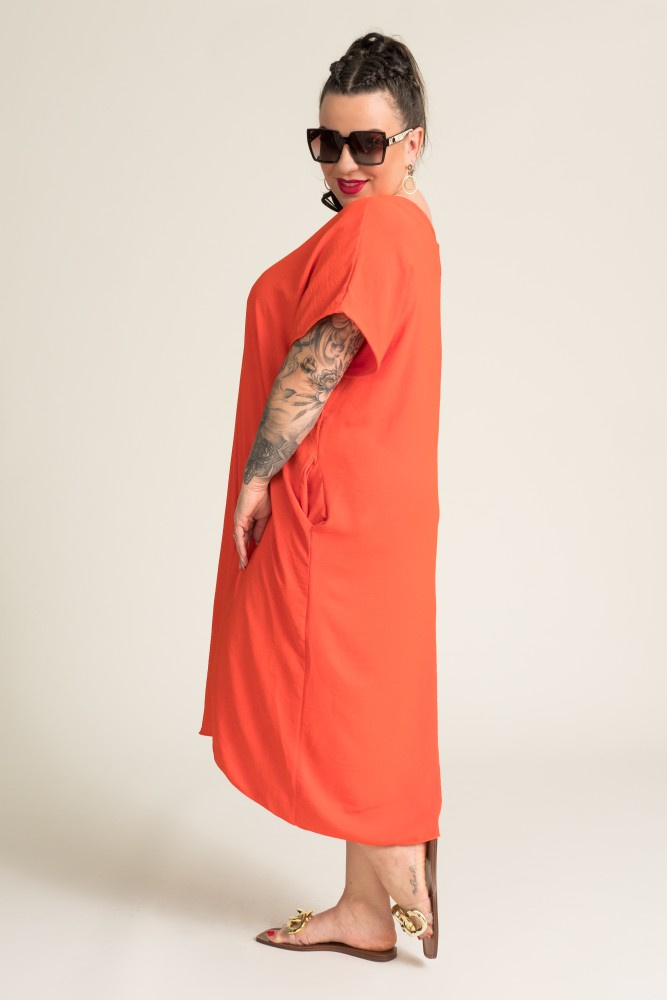Brilliant Orange NASTI Dress