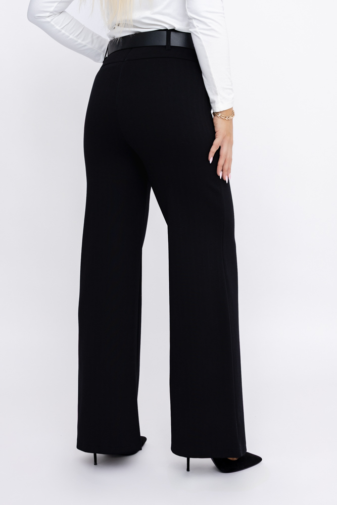 Black Trousers with Belt