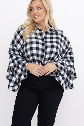 Shirt with ruffles on sleeves Design 2