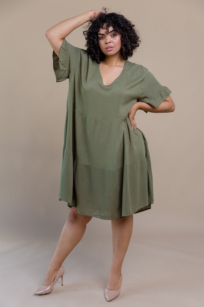 Green WIND dress