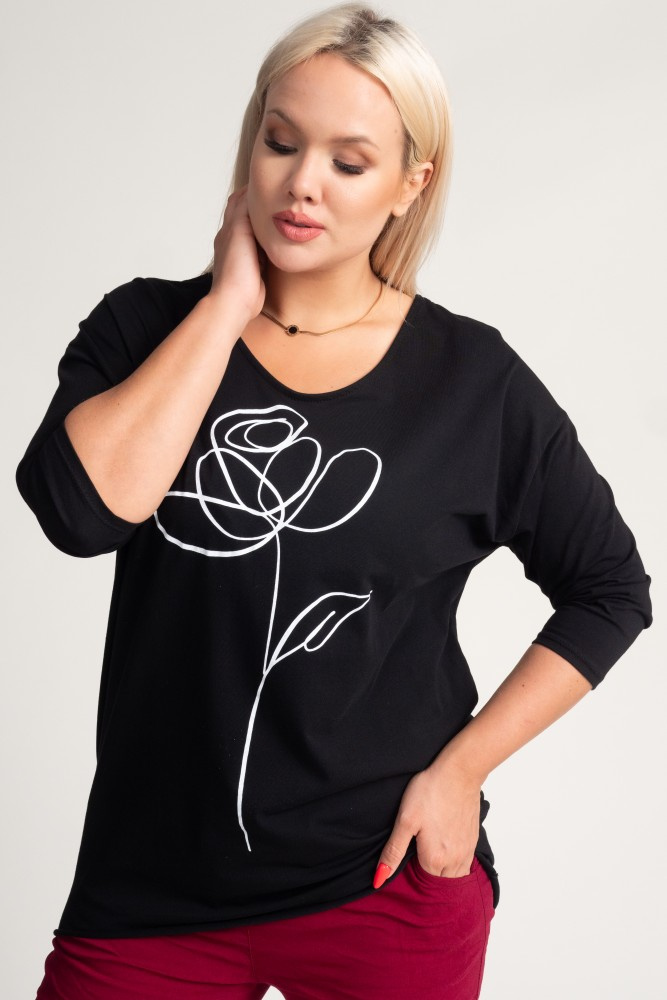 Black Blouse by ROSIMO
