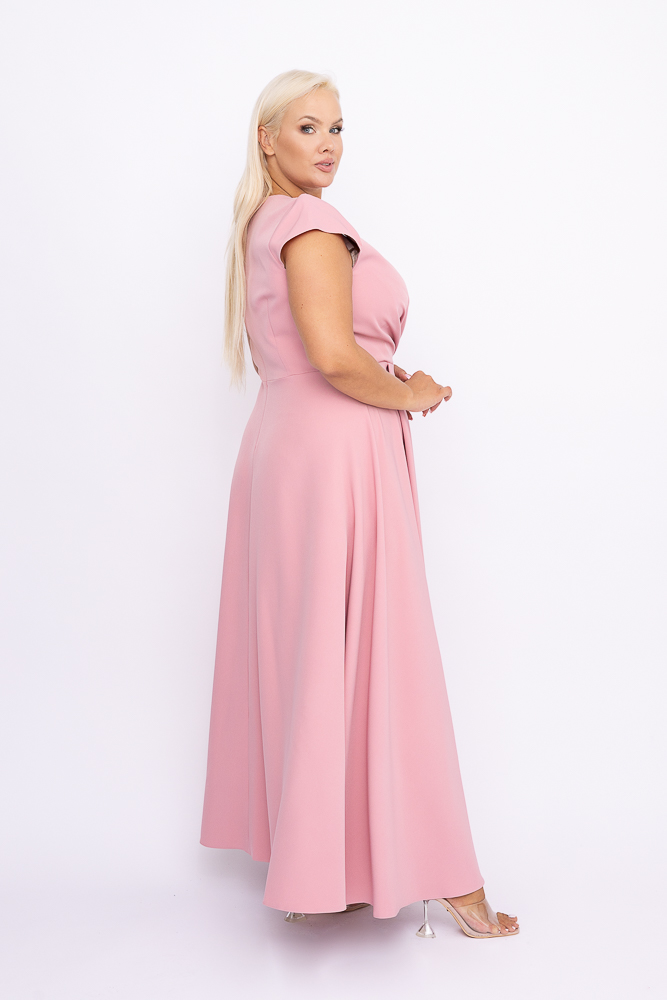 Robe rose poudré