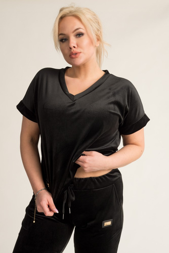  Black MILKIN Velour Set