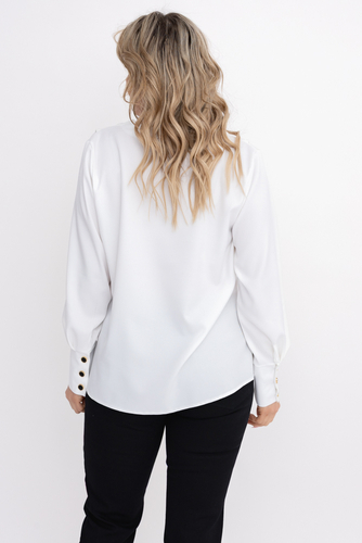 Blusa negra elegante 