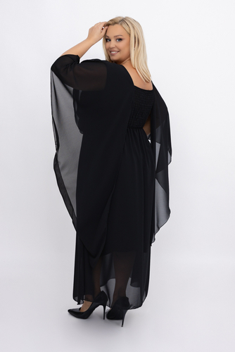 Black Chiffon Dress