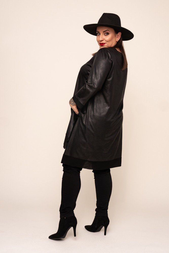 Black Asymmetrical Tunic