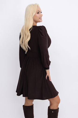  Czekoladowa Sukienka