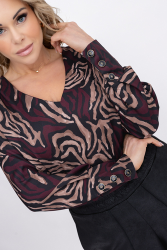 Black Elegant Blouse 