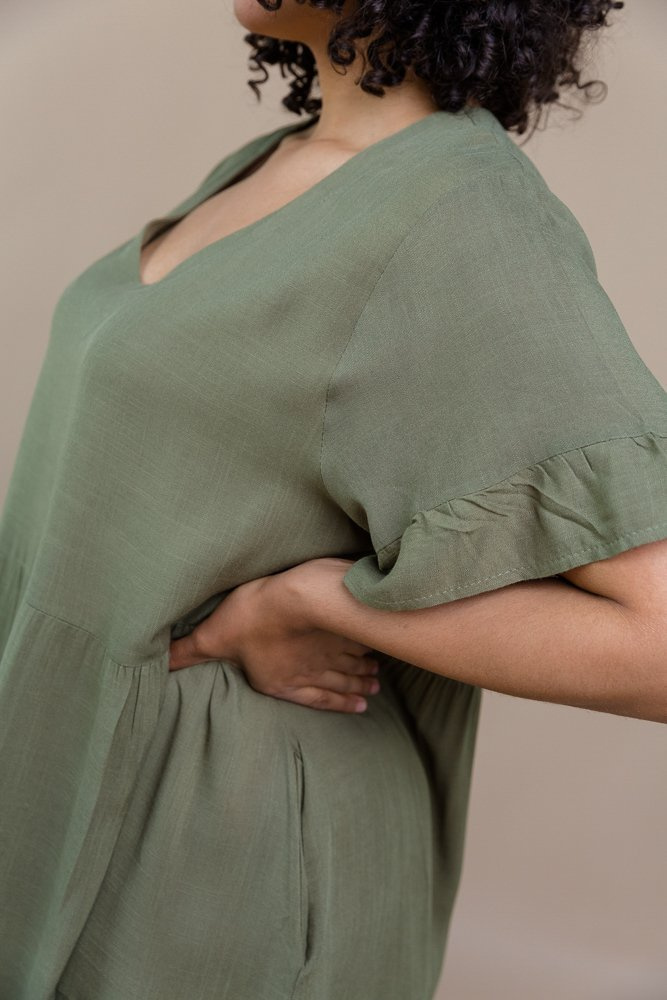 Green WIND dress