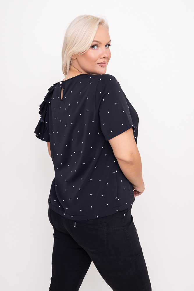Schwarze Bluse