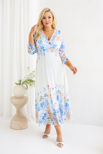 Sukienka plisowana KEMELI Wzór 13