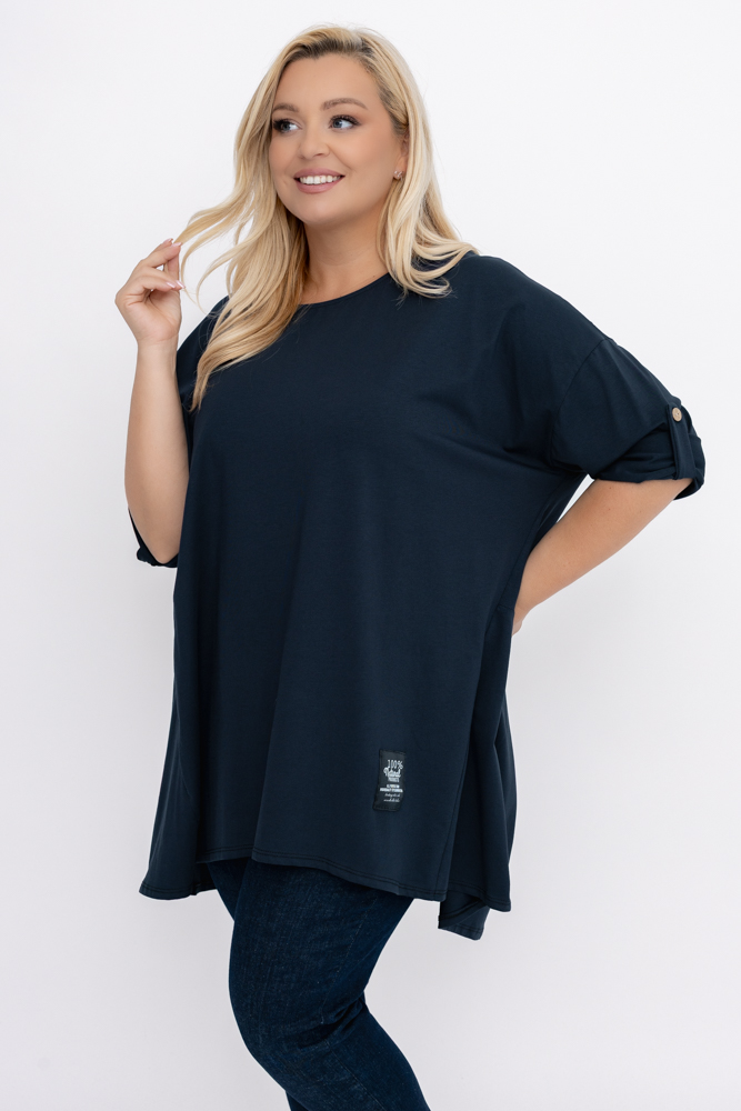 Maroon Asymmetrical Tunic