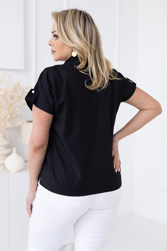 Schwarze Bluse