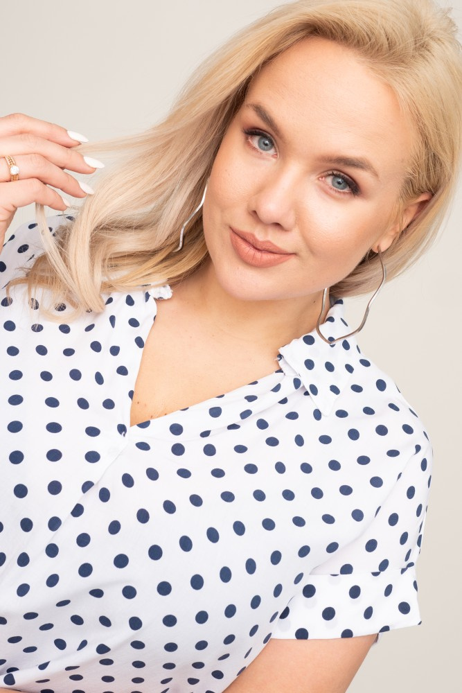  White LUNARI Blouse Pattern 2