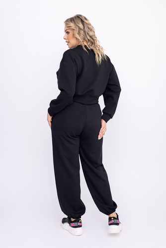 Czarna Bluza dresowa KANSIPI