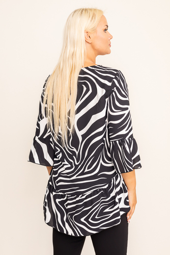  Bluse mit Rüsche Muster 2