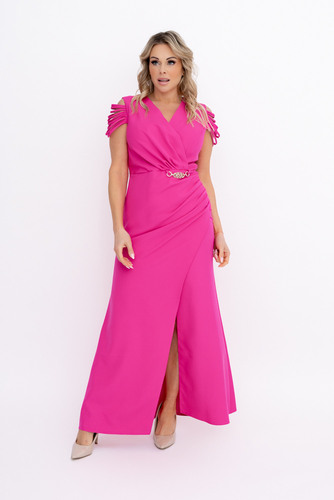 Fuksjowa Sukienka z łańcuszkiem