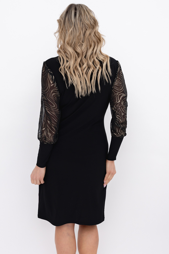  Rochie cu mâneci transparente Wzór 3