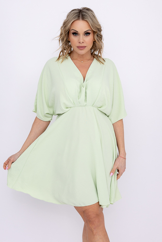  Pistacjowa Sukienka SENUMI