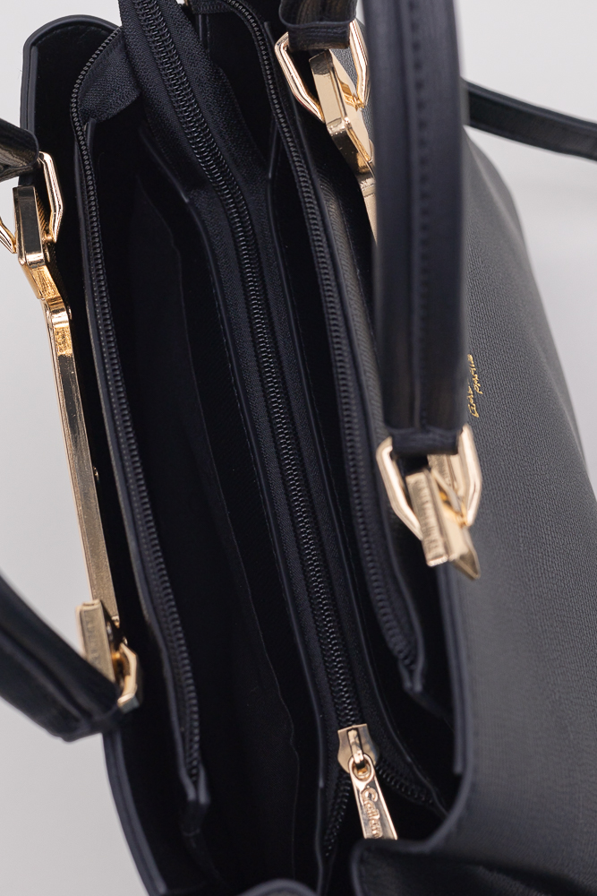 Schwarze Handtasche