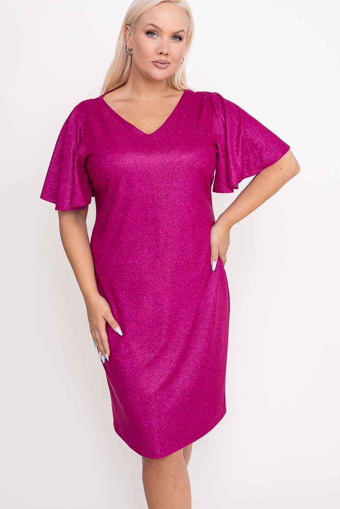 Robe à paillettes fuchsia