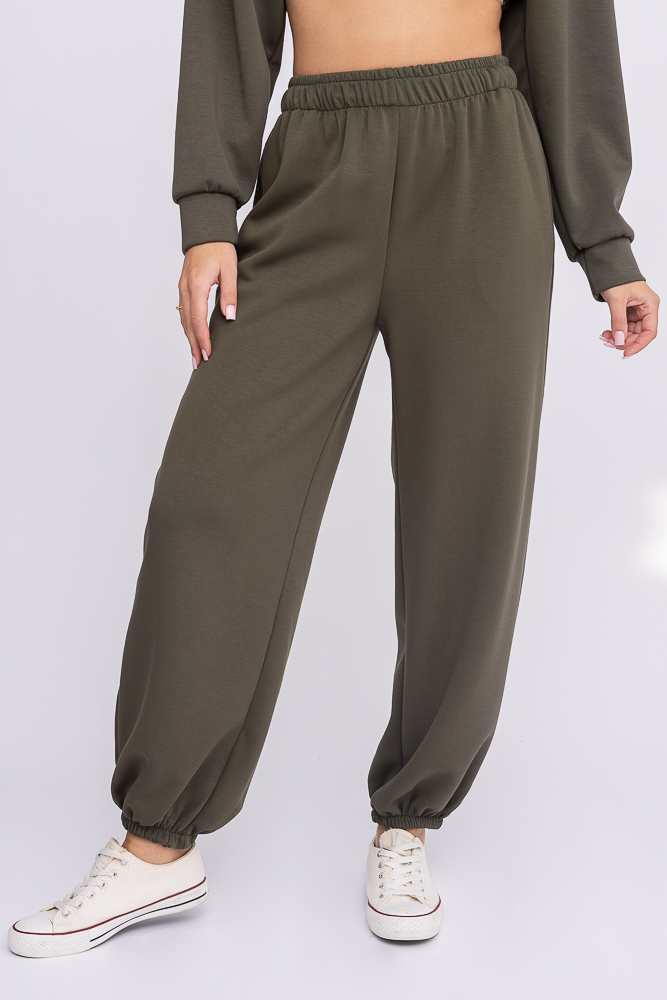 Khaki Spodnie dresowe