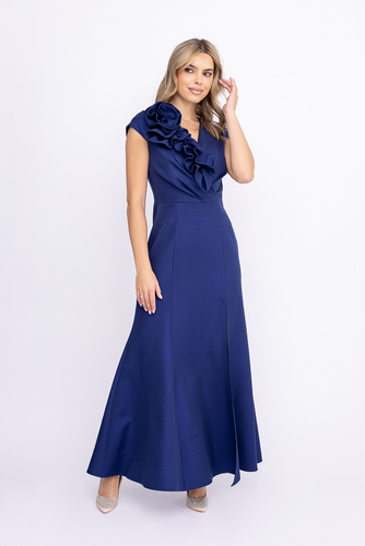 Robe bleu marine à paillettes
