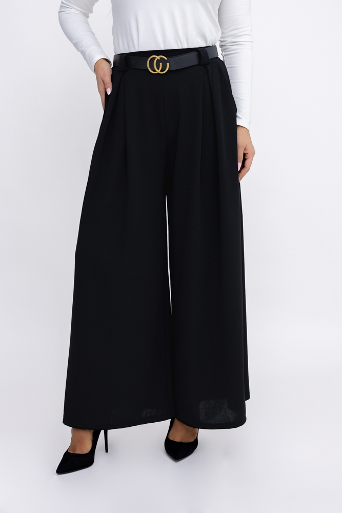 Pantalon noir avec ceinture