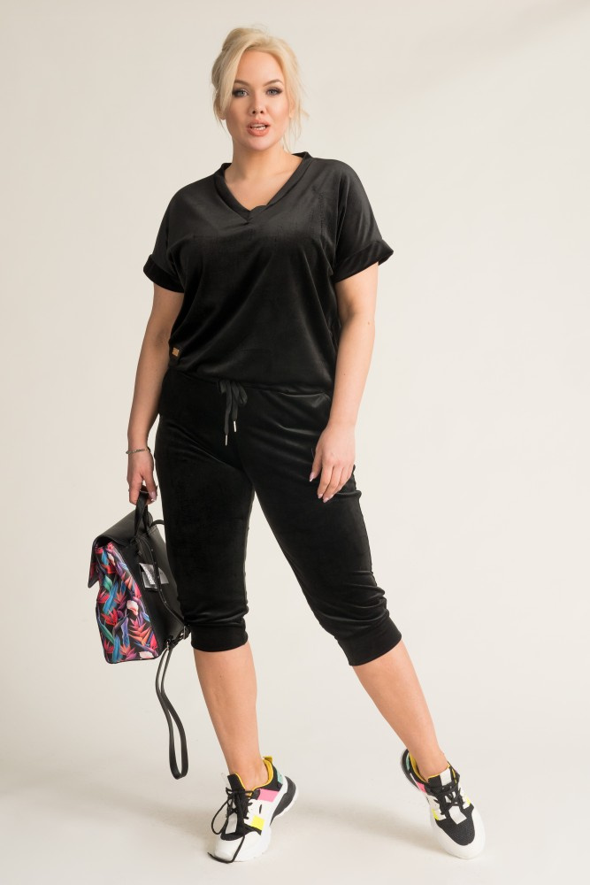  Black MILKIN Velour Set