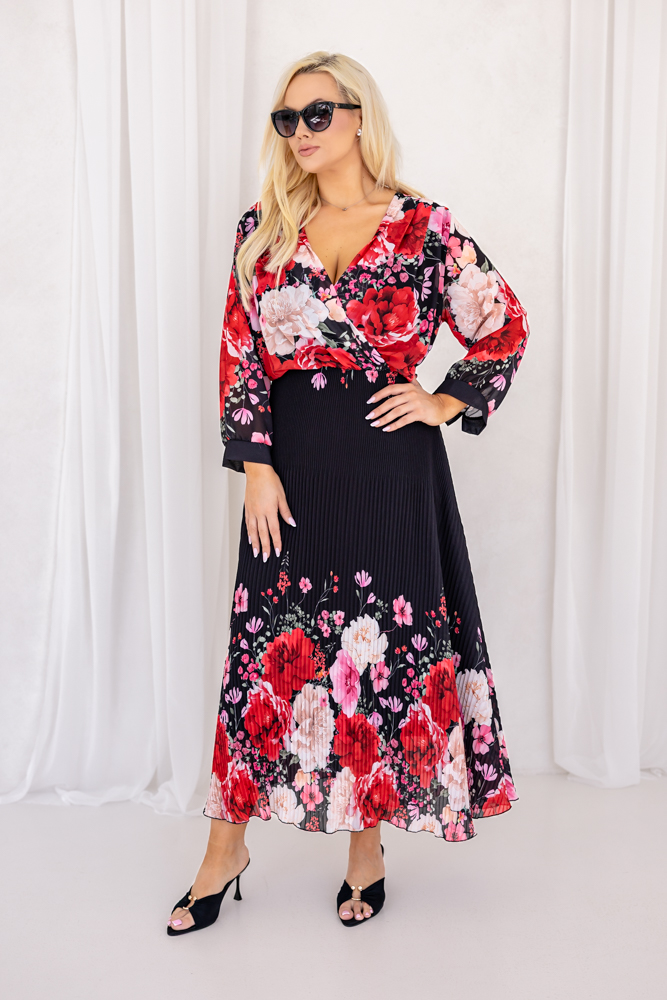 Sukienka plisowana KEMELI Wzór 12