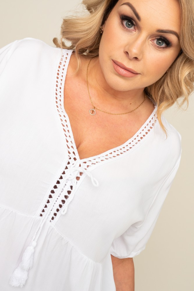 White CARLIN Blouse