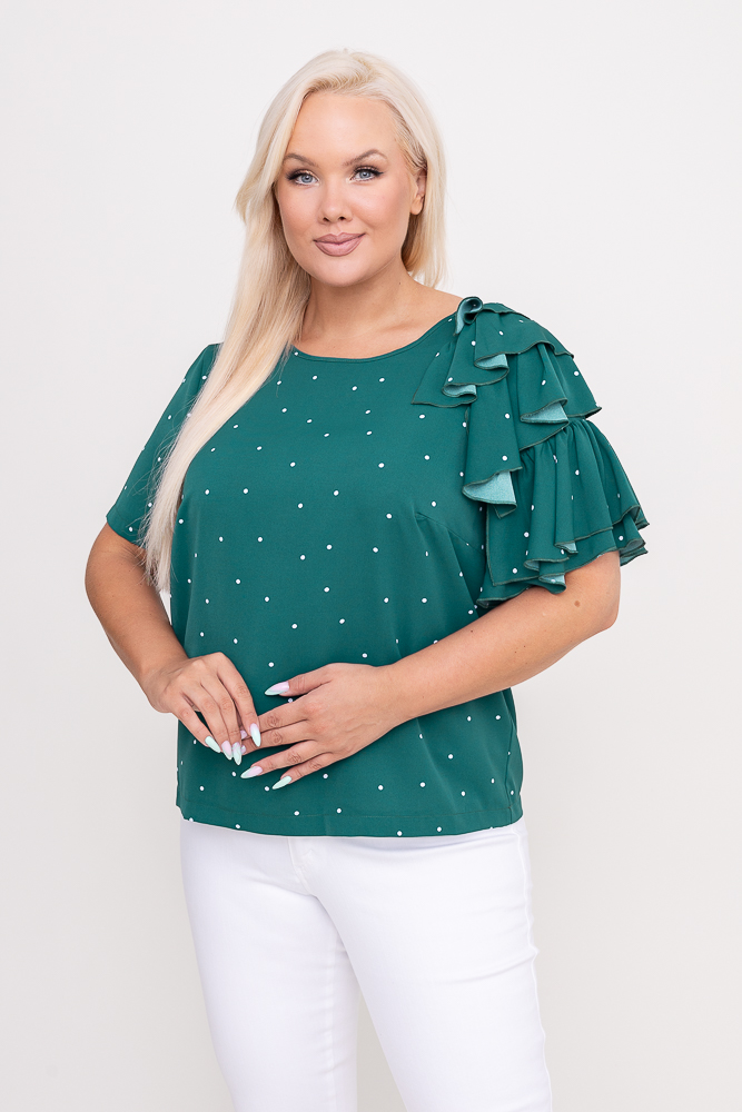Blusa verde botella