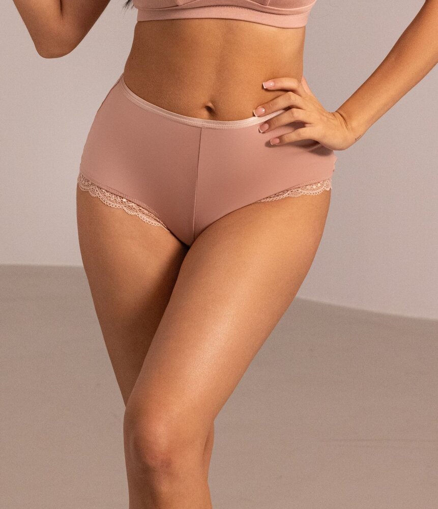 Short rose poudré
