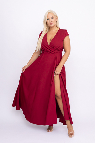 Vestido granate