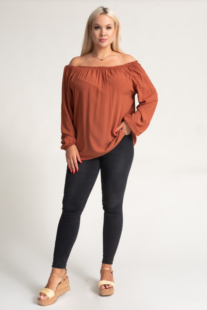 Brown VISKIO Blouse