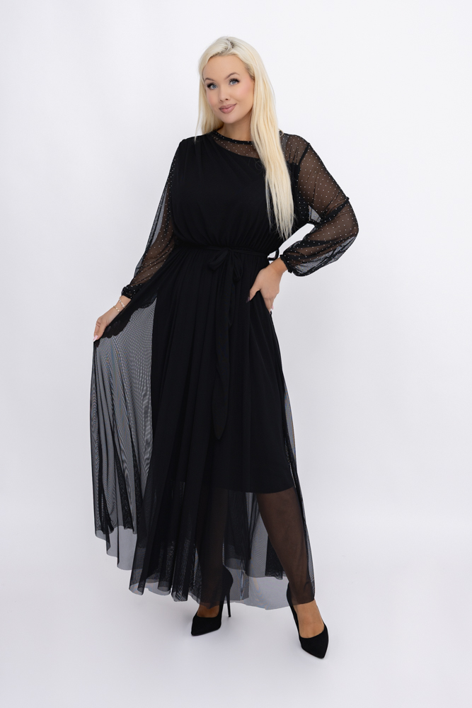  Black Mesh Dress Design 2