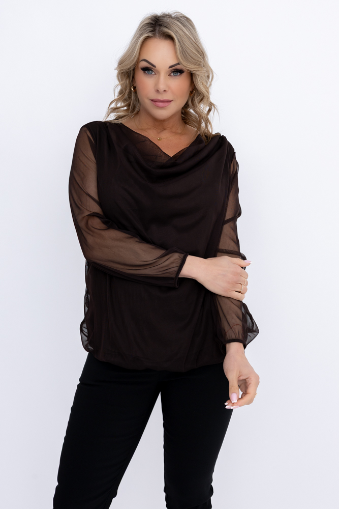 Blusa de malla Wzór 2
