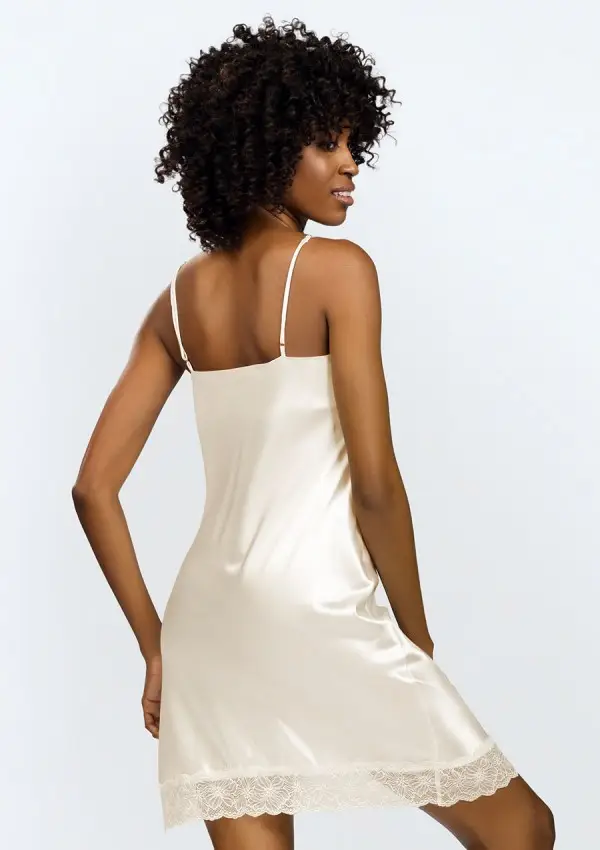 Ecru Satin Slip