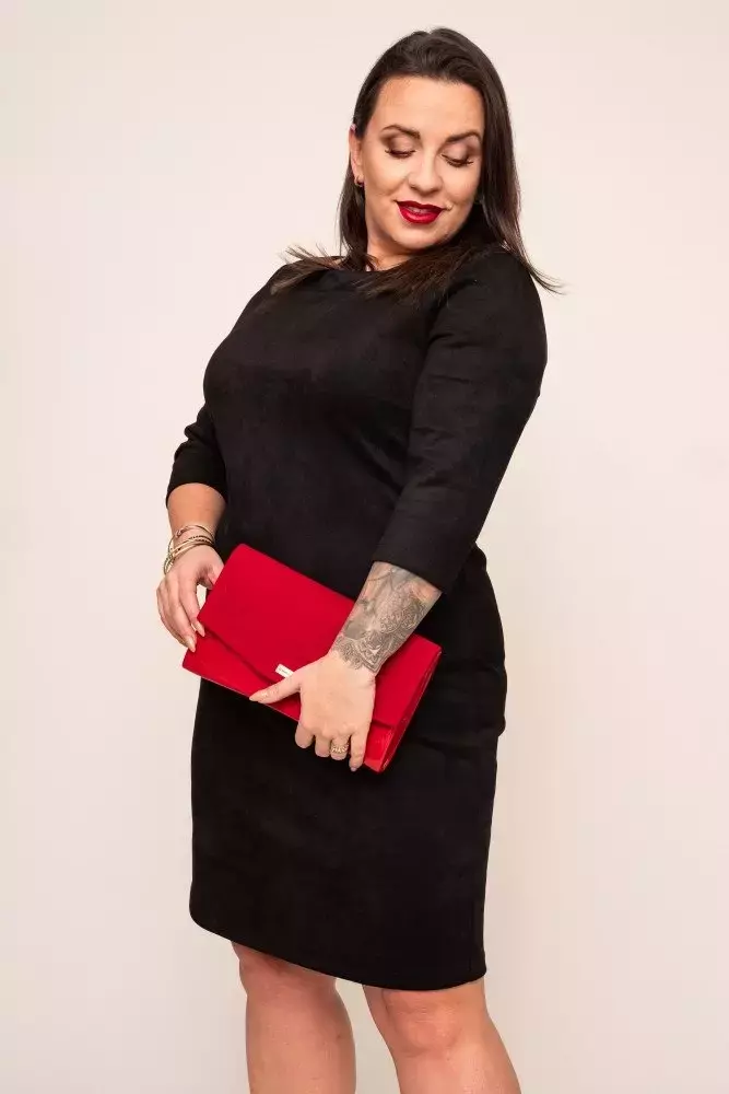 Czarna Sukienka Dopasowana