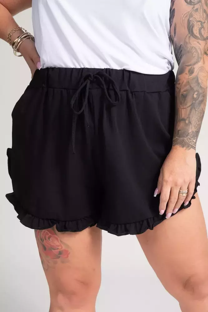 Pantaloni scurți negri