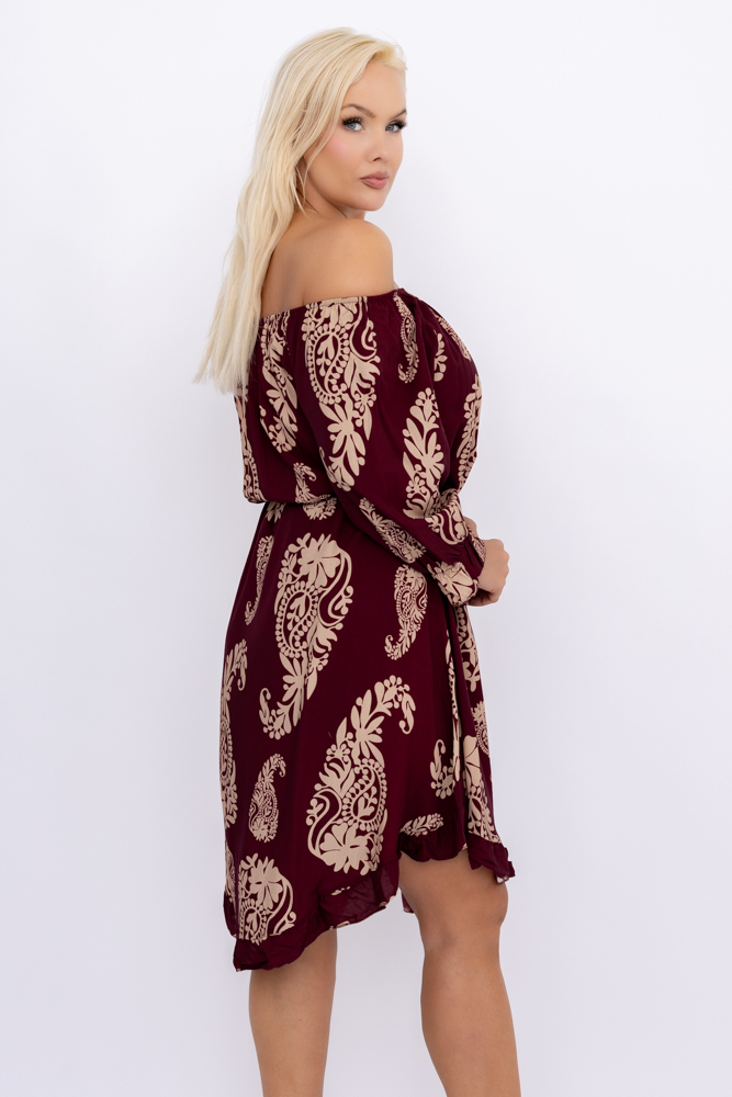  Sukienka w kwiaty VOMI Wzór 12