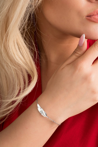  Silver Surgical Steel POLY Bracelet